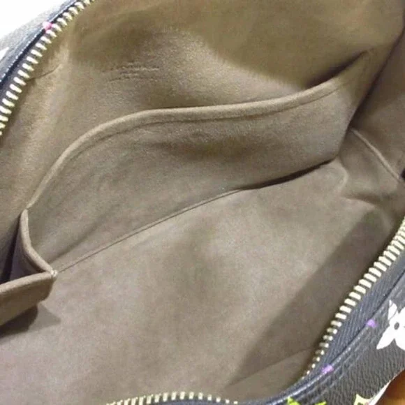 💎✨ULTRA RARE✨💎 LOUIS VUITTON Trouville Noir Monogram Multicolor - Picture 11 of 12